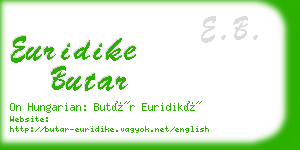 euridike butar business card